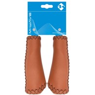 M-WAVE Ručica volana grip treking, koža, smeđa