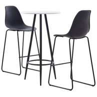 Barski set, plastika, crna, 5 kom