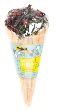 MULTIFIT Poslastica za glodavce, Kornet vafl, 50 g