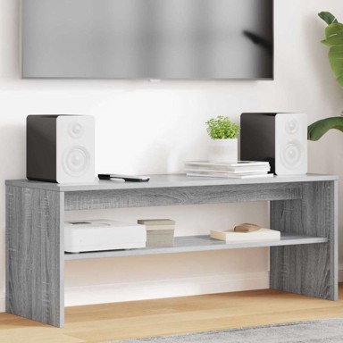 TV ormarić od konstruiranog drva 100 x 35 x 40 cm, siva sonoma