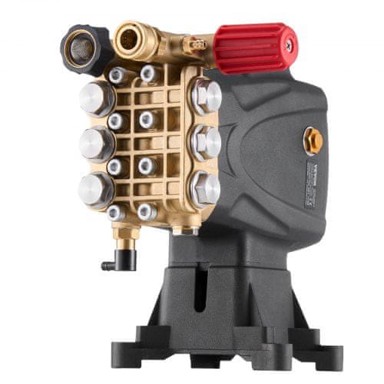 VEVOR Pumpa za visokotlačni perač, horizontalna triplex klipnjača, osovina 254 mm, 15 l/min, 276 bar