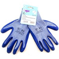 Vrtne rukavice s premazom gumenim vel 9. plava