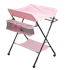 TAVALAX Previjalni stolić, sklopivi, podesiva visina, police, kotači