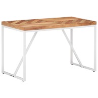Blagovaonski stol 120 x 60 x 76 cm masivno drvo bagrema i manga
