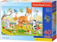 CASTORLAND Puzzle Maxi Mali jelen, 40 kom