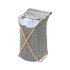 WENKO Košara za rublje s okvirom od bambusa Bahari Bamboo, 79 l