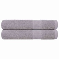 Ručnici za saunu 2 kom sivi 80x200 cm 360 gsm 100 % pamuk