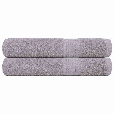 Ručnici za saunu 2 kom sivi 80x200 cm 360 gsm 100 % pamuk
