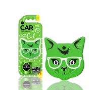 AROMA CAR Osvježivač zraka za auto CAT Fancy Green, polimer