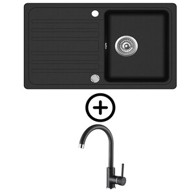 HELIKA Set Notus SQ101-W + slavina SHR J, metallic crna