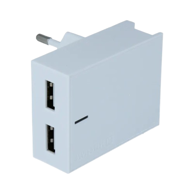 SWISSTEN Kućni punjač 2xUSB 3A SMART IC, bijeli