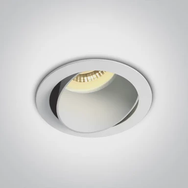 ONE LIGHT Ugradbena svjetiljka 1×gu10/10w/mr16/230v/fi.79mm/ip20 bijela/bijela dm11105m/w/w