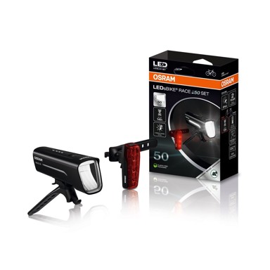 OSRAM LEDsBIKE RACE 50 SET – prednje i stražnje LED svjetlo za bicikl