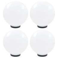 LED kuglaste svjetiljke 4 kom 30 cm PMMA