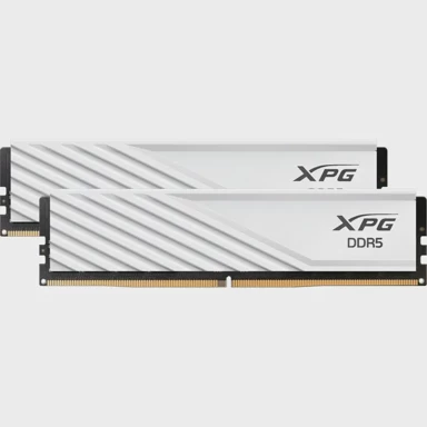 ADATA RAM memorija XPG Lancer Blade RGB AX5U6000C3416G-DTLABRWH, 32GB (2x16GB), DDR5 6000MHz, CL34, DIMM, bijela