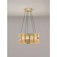 NOVA LUCE Visilica Triac prigušiva LED Montez 97 W 3000K NL9333238, zlatna
