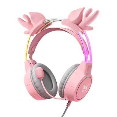 ONIKUMA Gaming slušalice X15Pro Pink Deer's Horns