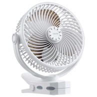 VEVOR Prijenosni ventilator s kopčom, 235 x 90 x 277 mm, bijeli