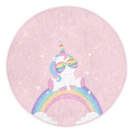 MILA HOME Ružičasti dječji tepih ø 100 cm Comfort 