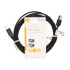 NEDIS USB kabel USB 2.0 USB-A muški USB-B muški 480 Mbps niklani 3,00 m okrugli PVC crni etiketa