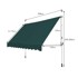 NORTHIX Uvlačna balkonska tenda 300 cm bez bušenja, UV zaštita