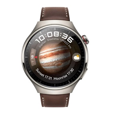 HUAWEI Pametni sat 4 Pro Medes-L19L, HR, 48mm, multisport, kožni remen, smeđi