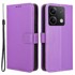 Preklopna maskica novčanik za Xiaomi Redmi Note 13 5G, pametni s magnetom, magnetna, ljubičasta