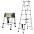 MXM Teleskopske sklopive ljestve 2 m + 2 m aluminijske