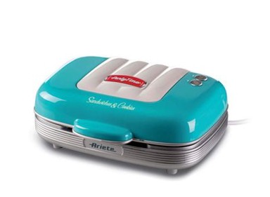 ARIETE Aparat za sendviče, muffine i krafne 1972, 700 W, 3u1, plavi