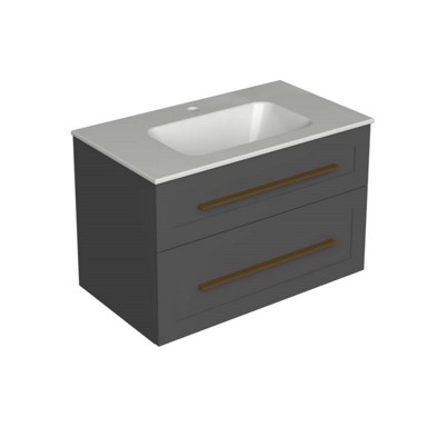 AQUAART Kupaonski ormarić, donji, Eternity 80, grafit