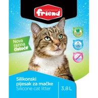 FRIEND Silikonski pijesak za mačke 3,8 L