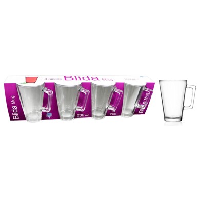 Set šalica Blida, 230 ml, 4 kom
