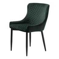 UNIQUE FURNITURE Zelena baršunasta blagovaonska stolica Ottowa