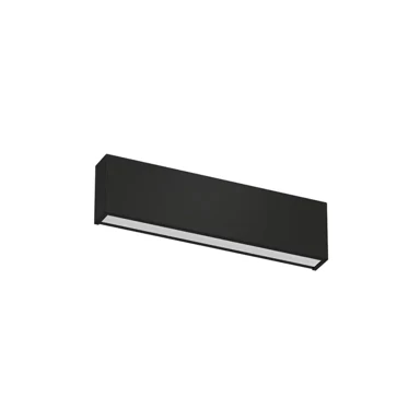 Zidna svjetiljka Box, 2306 lm, 2700 K, IP40, crna