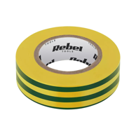 KEMOT Izolacijska traka PVC 0,13 mm x 19 mm x 20 m, zeleno-žuta