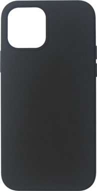 ESTUFF Silikonska zaštitna maskica RIGA (INFINITE GRS) za iPhone 12 / 12 Pro, crna
