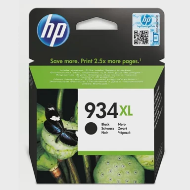 HP Tinta 934XL, High Yield, original, crna