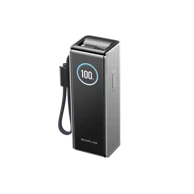 ECOFLOW Powerbank Rapid, 25000 mAh, 170 W, kabel 100 W, srebrni
