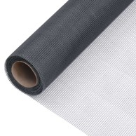 Mrežasti zaslon od stakloplastike, 80×1000 cm, 1 kom, sivi