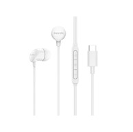 PHILIPS Slušalice TAE2146WT, žičane, USB-C, bijele