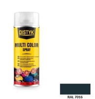 DISTYK Sprej boja MULTI COLOR RAL 7016, 400 ml, antracitno siva