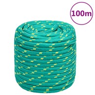 Brodski konop zeleni 16 mm 100 m od polipropilena