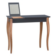 RAGABA Grafitno sivi toaletni stolić sa zrcalom Dressing Table, dužine 105 cm