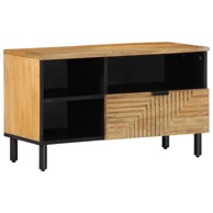 TV ormarić smeđi 80x33x46 cm puno drvo mango