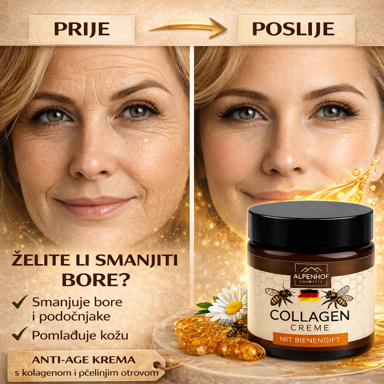 Kolagen krema s pčelinjim otrovom, 100 ml