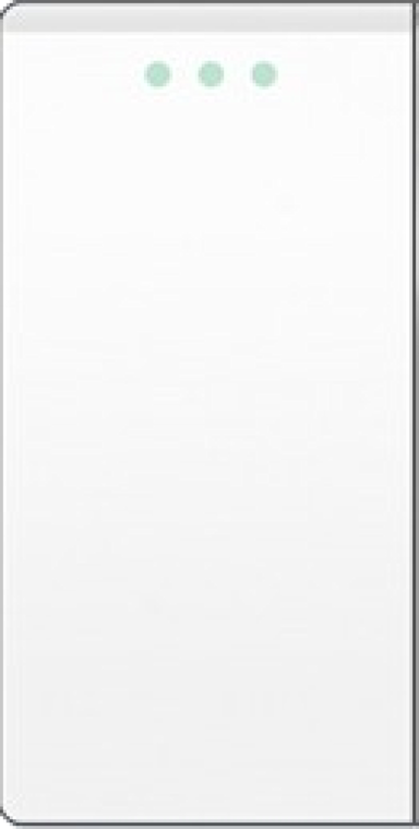 Mehanički modul 1/2 za izmjenični prekidač, bijeli