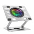 WOZINSKY Rashladni stalak za laptop i tablet CoolBase WDCX-X16-AS, RGB, 360°, srebrni