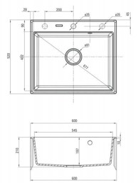 DEANTE Granitni sudoper Andante ZQN 2103
