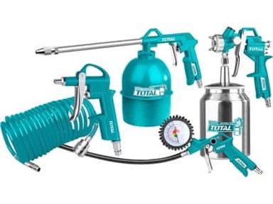 TOTAL Set kompresorskog pribora TATK051, za gume, 5 kom