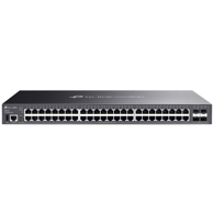 TP-LINK Mrežni preklopnik Omada SG5452X, upravljani L3, 48 x Gigabit, rack, crni